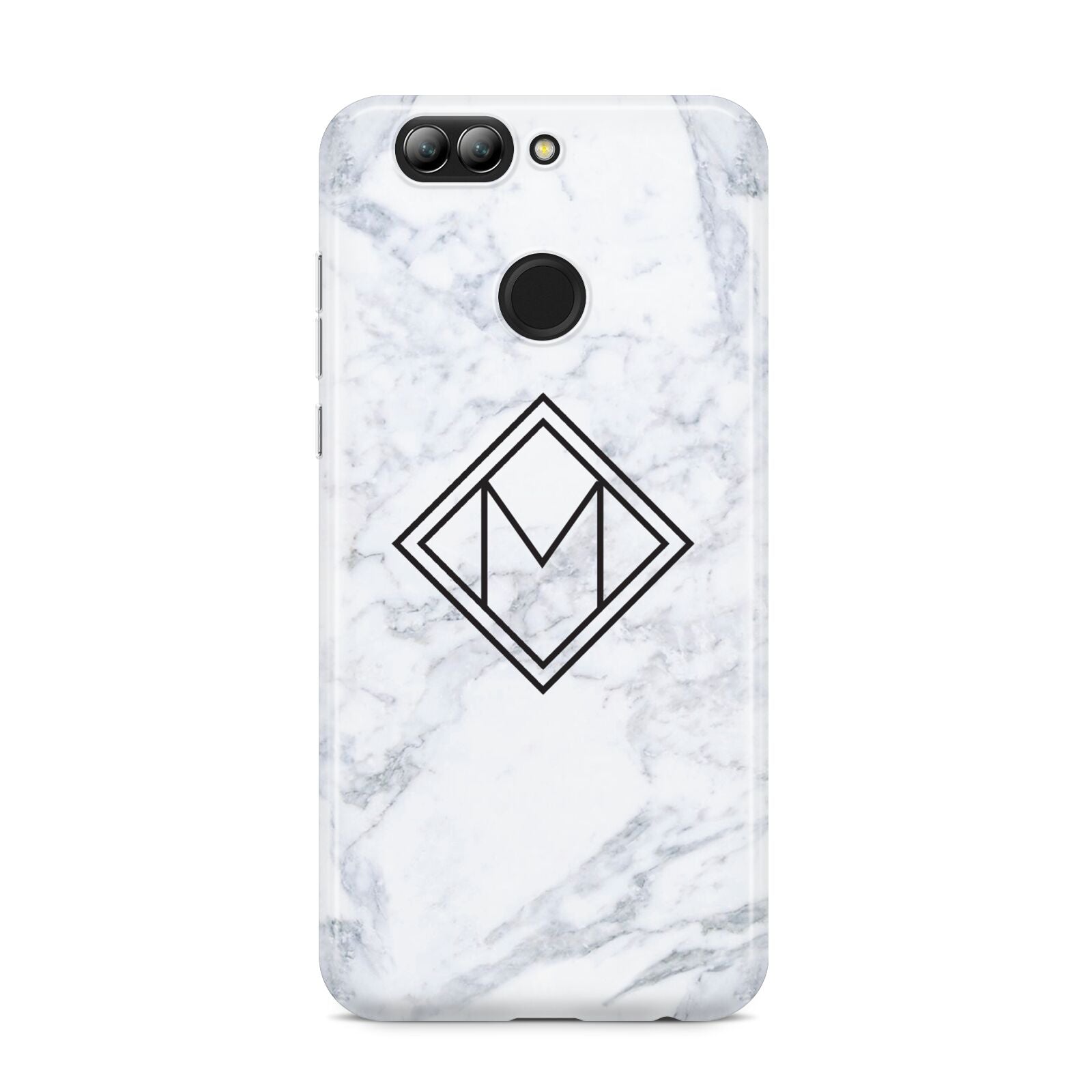 Personalised Marble Customised Initials Huawei Nova 2s Phone Case