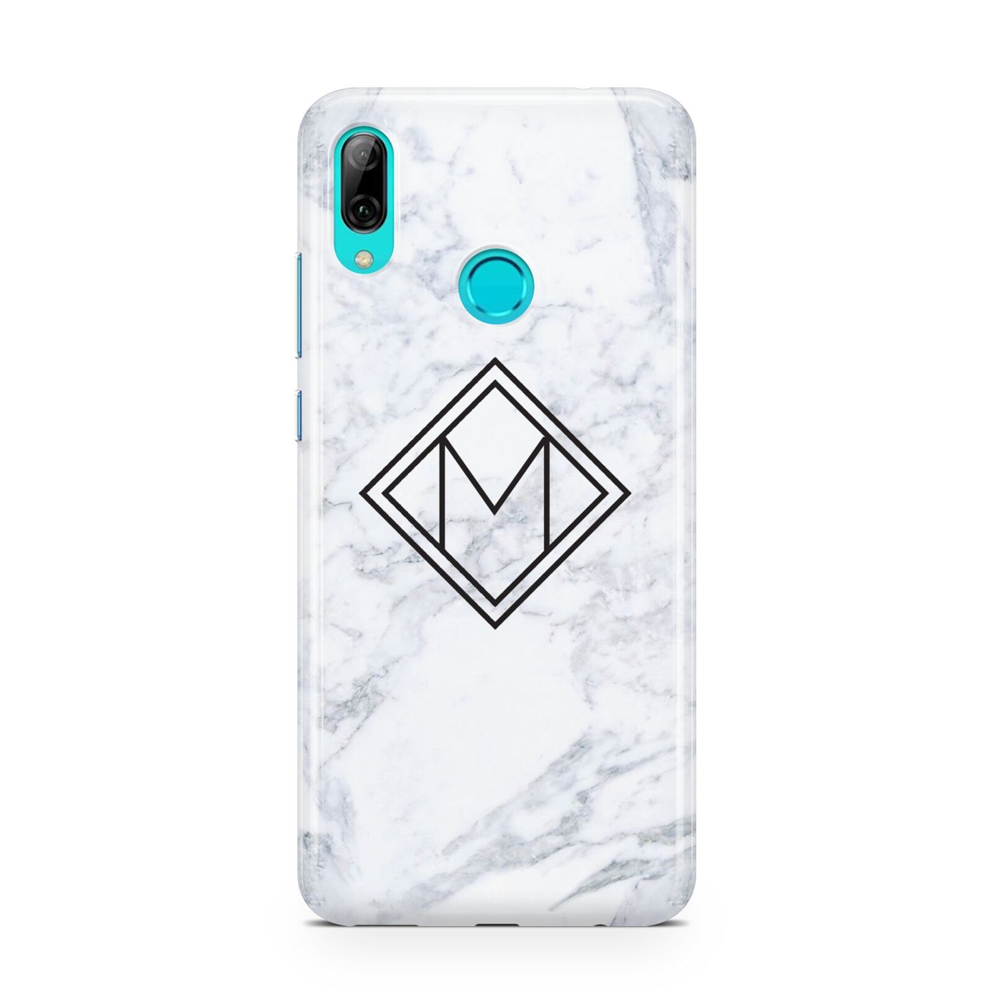 Personalised Marble Customised Initials Huawei P Smart 2019 Case