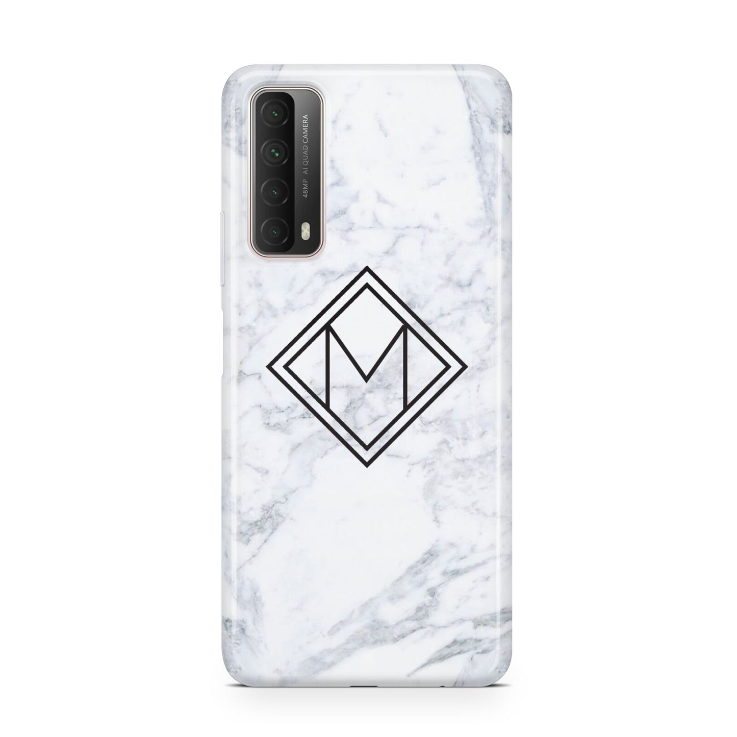 Personalised Marble Customised Initials Huawei P Smart 2021