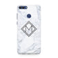 Personalised Marble Customised Initials Huawei P Smart Case