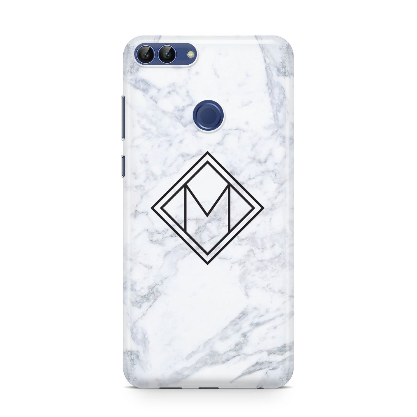 Personalised Marble Customised Initials Huawei P Smart Case