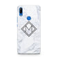 Personalised Marble Customised Initials Huawei P Smart Z