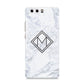 Personalised Marble Customised Initials Huawei P10 Phone Case