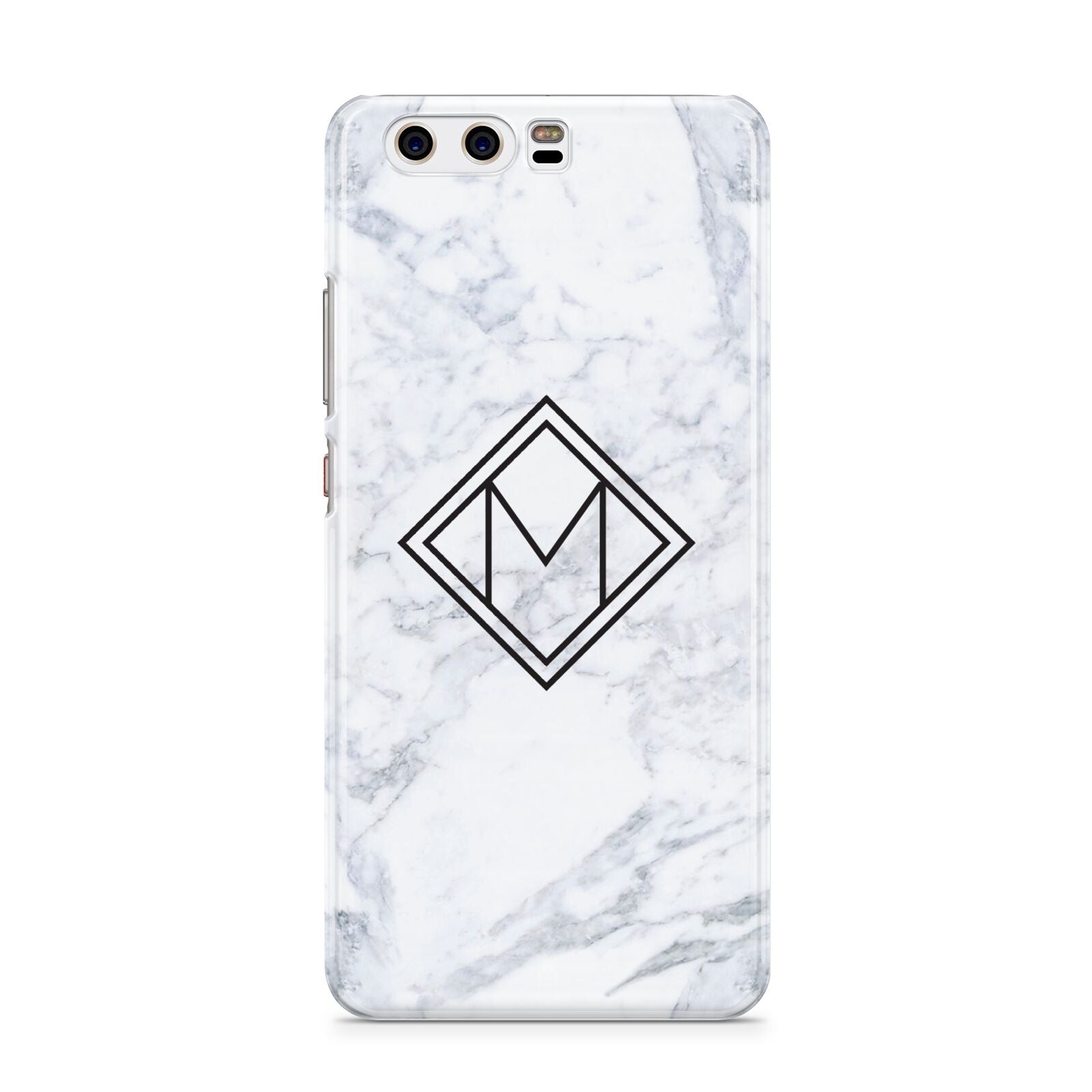 Personalised Marble Customised Initials Huawei P10 Phone Case