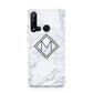 Personalised Marble Customised Initials Huawei P20 Lite 5G Phone Case