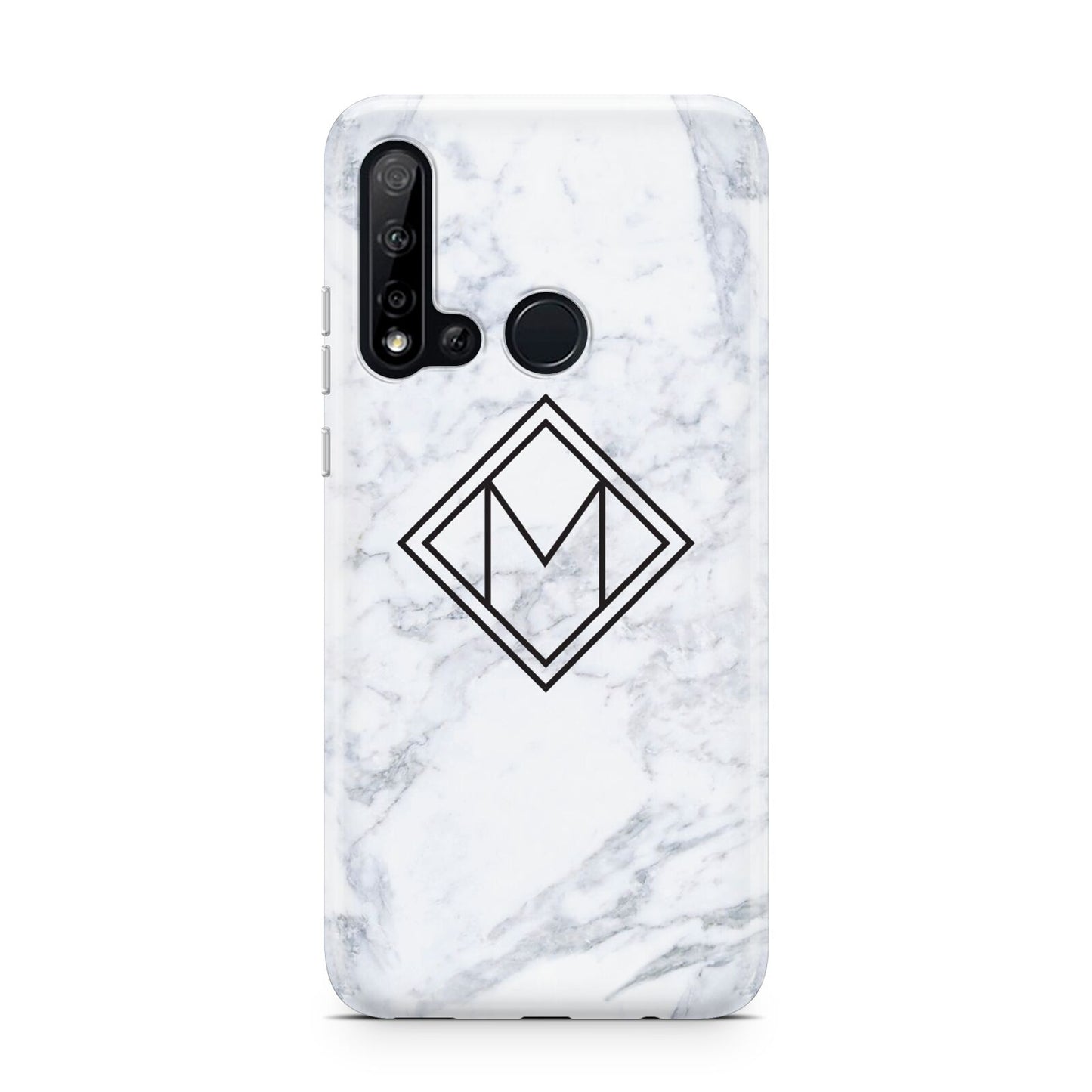 Personalised Marble Customised Initials Huawei P20 Lite 5G Phone Case