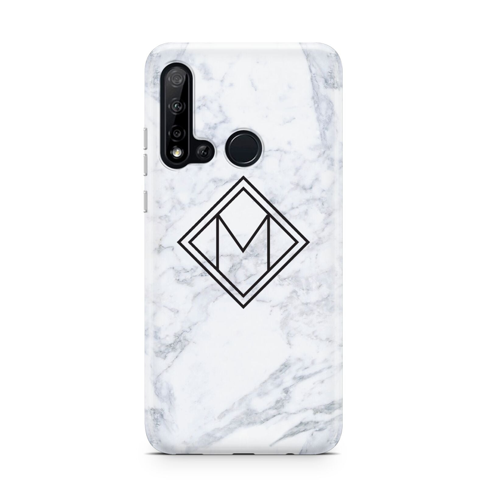Personalised Marble Customised Initials Huawei P20 Lite 5G Phone Case