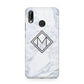 Personalised Marble Customised Initials Huawei P20 Lite Phone Case