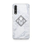 Personalised Marble Customised Initials Huawei P20 Pro Phone Case