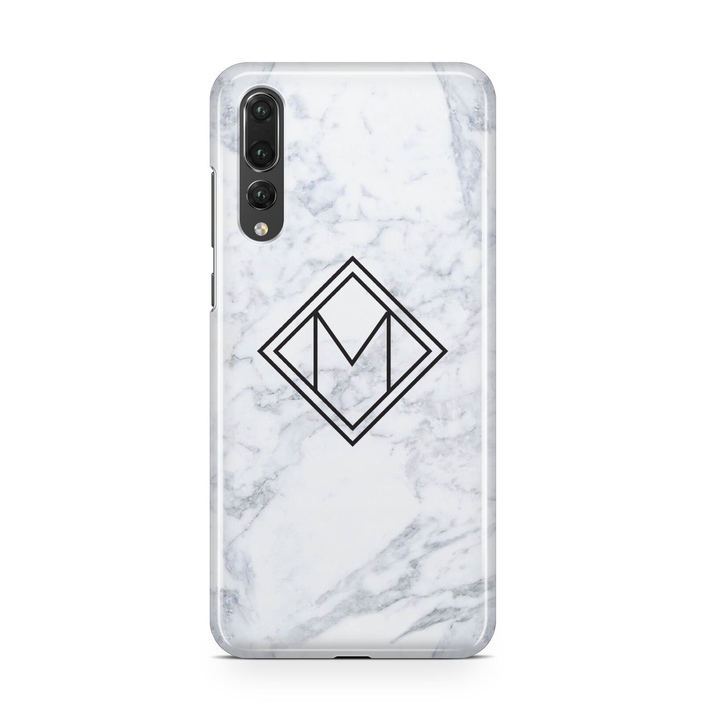 Personalised Marble Customised Initials Huawei P20 Pro Phone Case