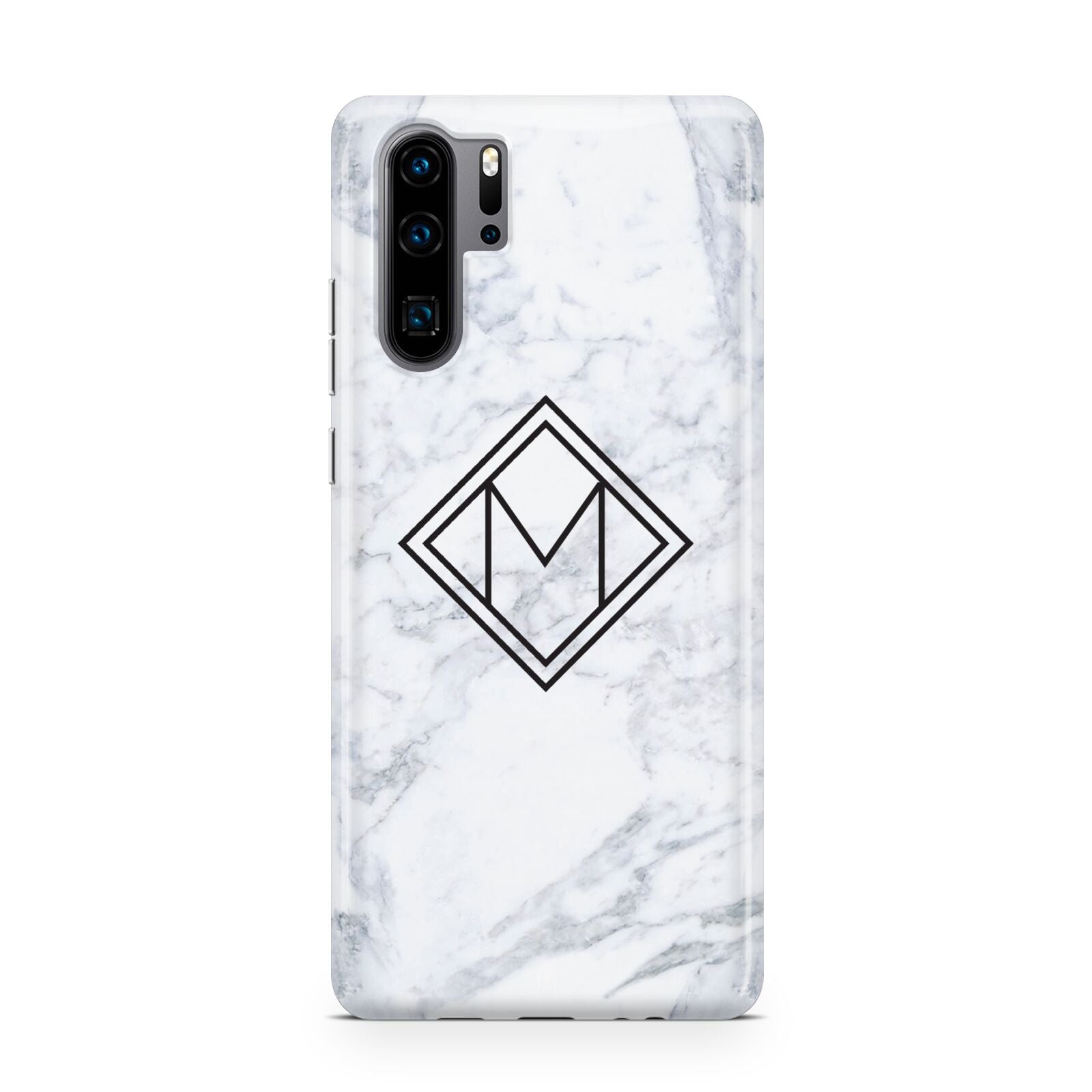 Personalised Marble Customised Initials Huawei P30 Pro Phone Case