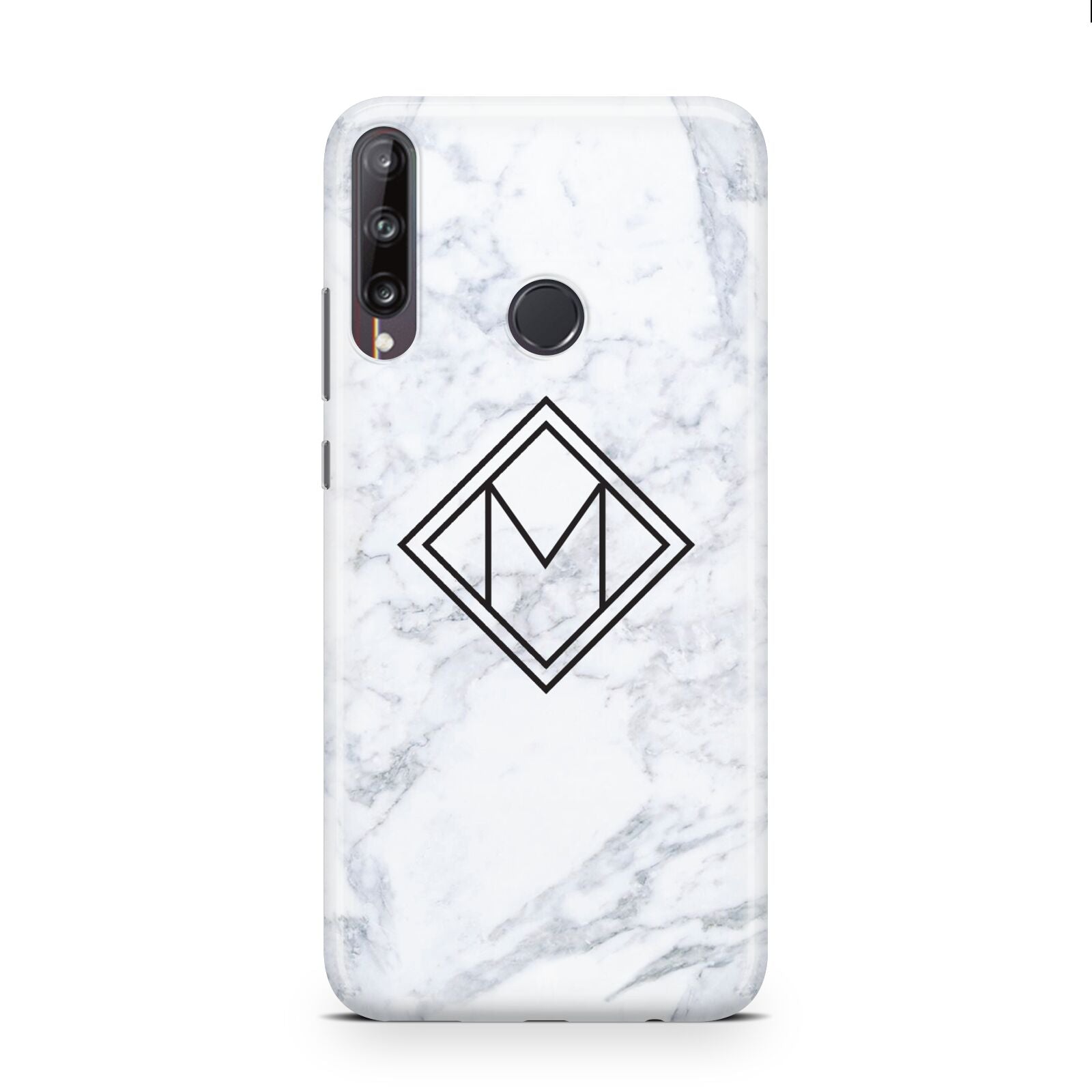 Personalised Marble Customised Initials Huawei P40 Lite E Phone Case