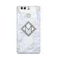 Personalised Marble Customised Initials Huawei P9 Case