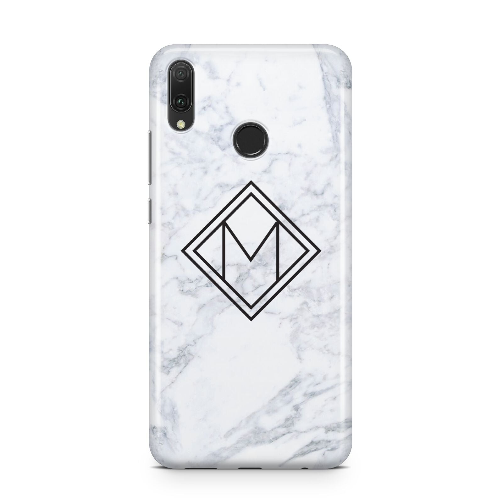 Personalised Marble Customised Initials Huawei Y9 2019