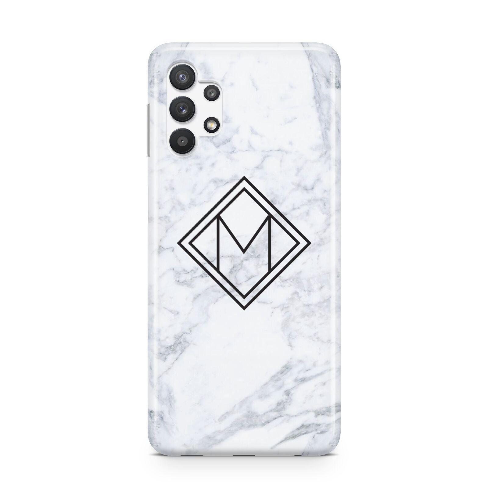 Personalised Marble Customised Initials Samsung A32 5G Case