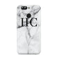 Personalised Marble Effect Initials Monogram Huawei Nova 2s Phone Case