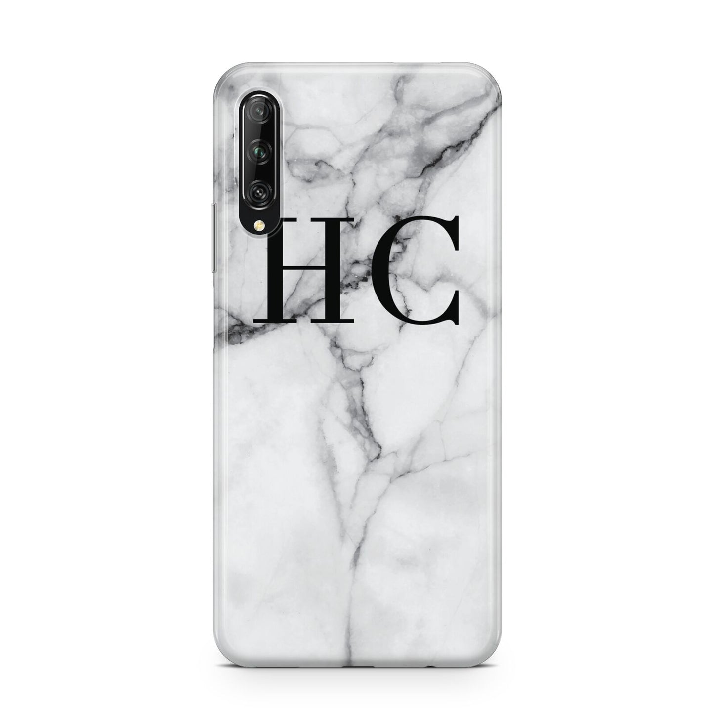 Personalised Marble Effect Initials Monogram Huawei P Smart Pro 2019