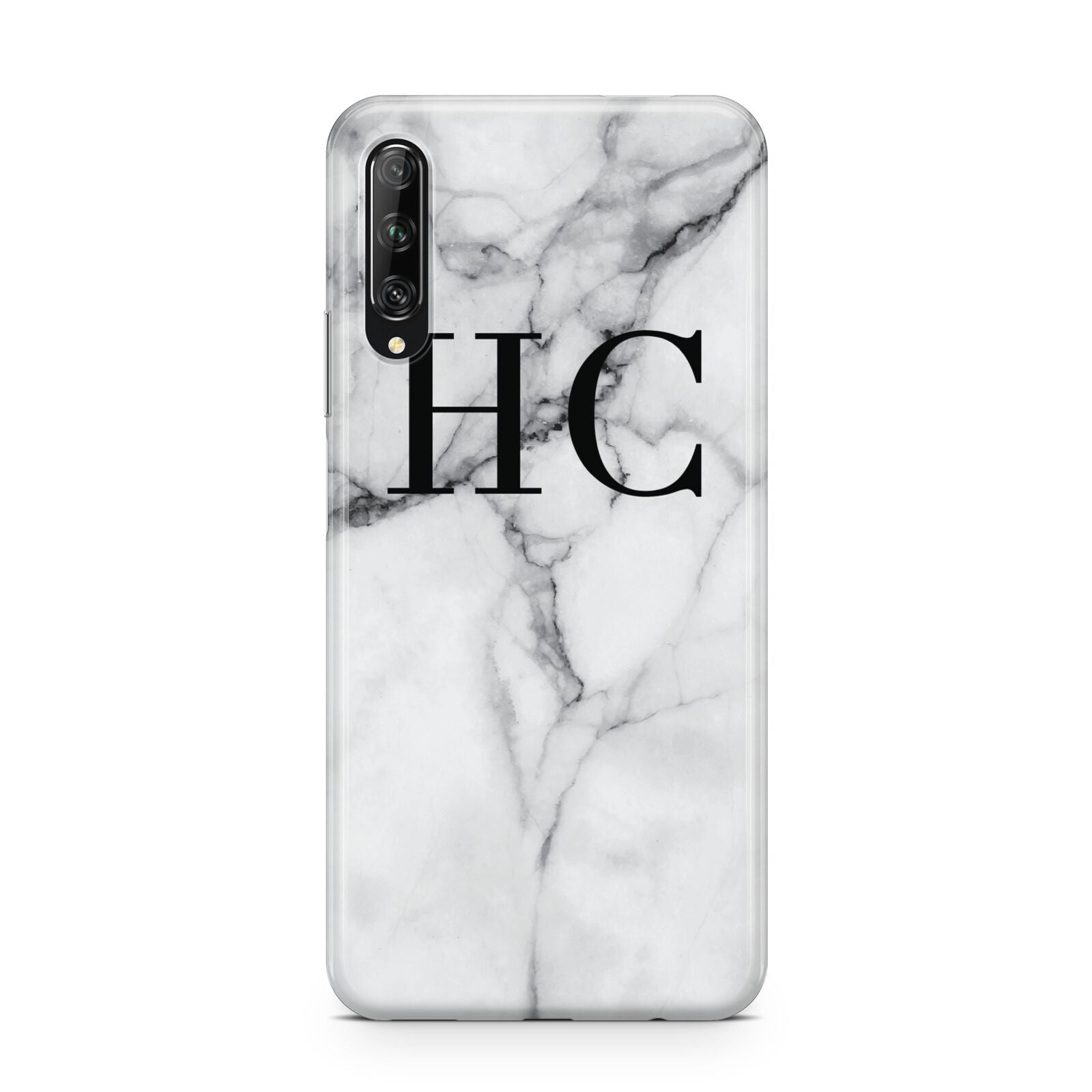 Personalised Marble Effect Initials Monogram Huawei P Smart Pro 2019