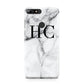 Personalised Marble Effect Initials Monogram Huawei Y7 2018