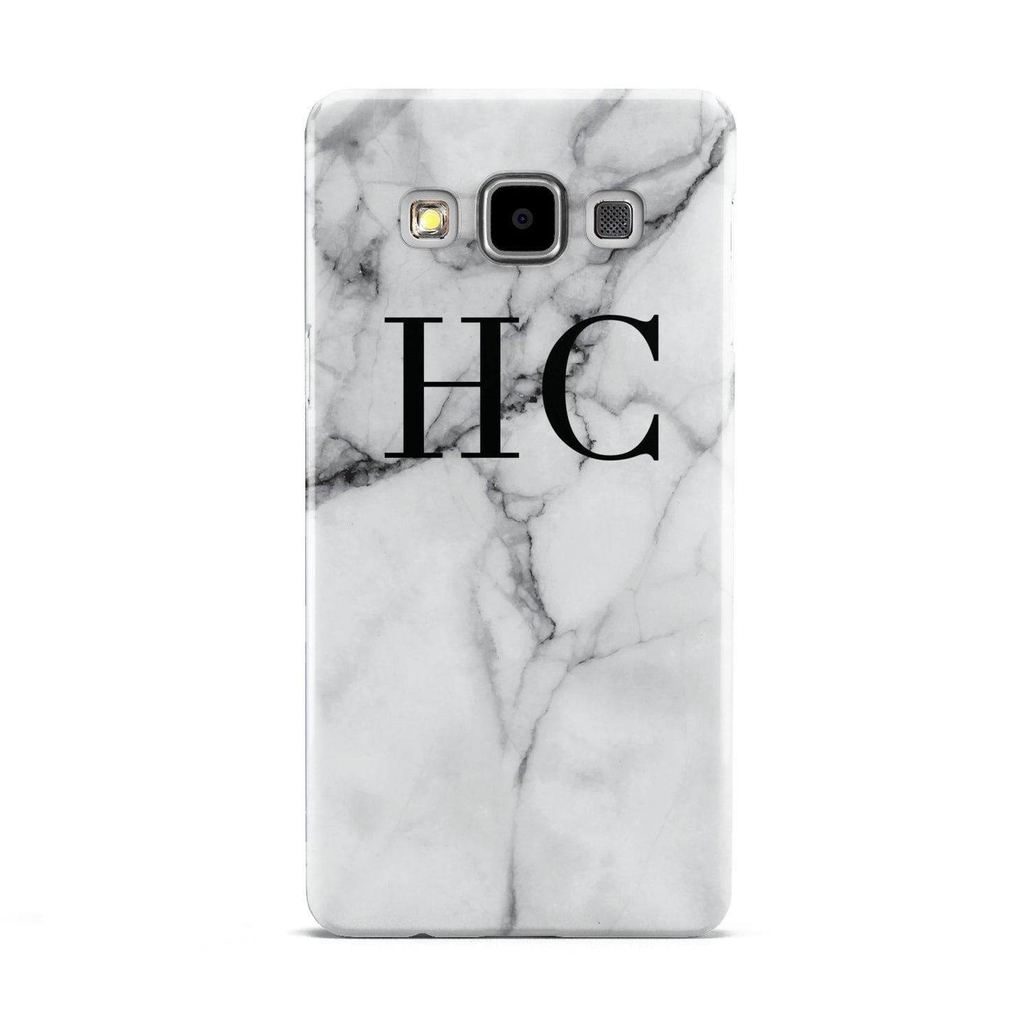 Personalised Marble Effect Initials Monogram Samsung Galaxy A5 Case