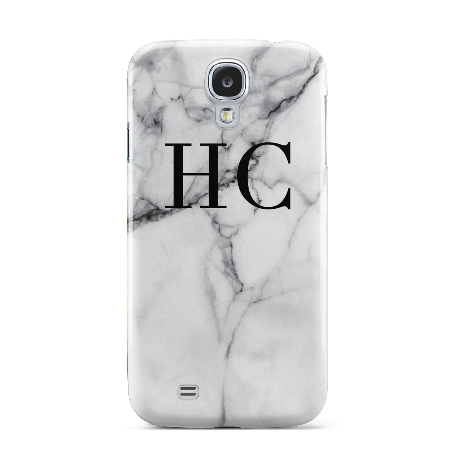 Personalised Marble Effect Initials Monogram Samsung Galaxy S4 Case