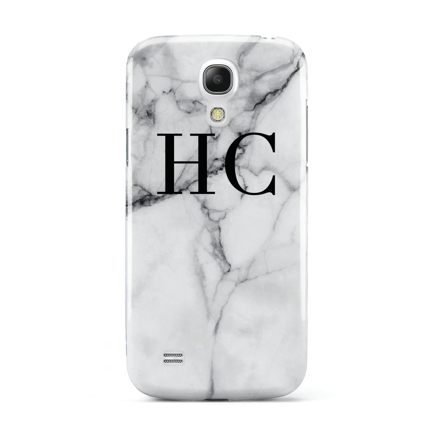 Personalised Marble Effect Initials Monogram Samsung Galaxy S4 Mini Case