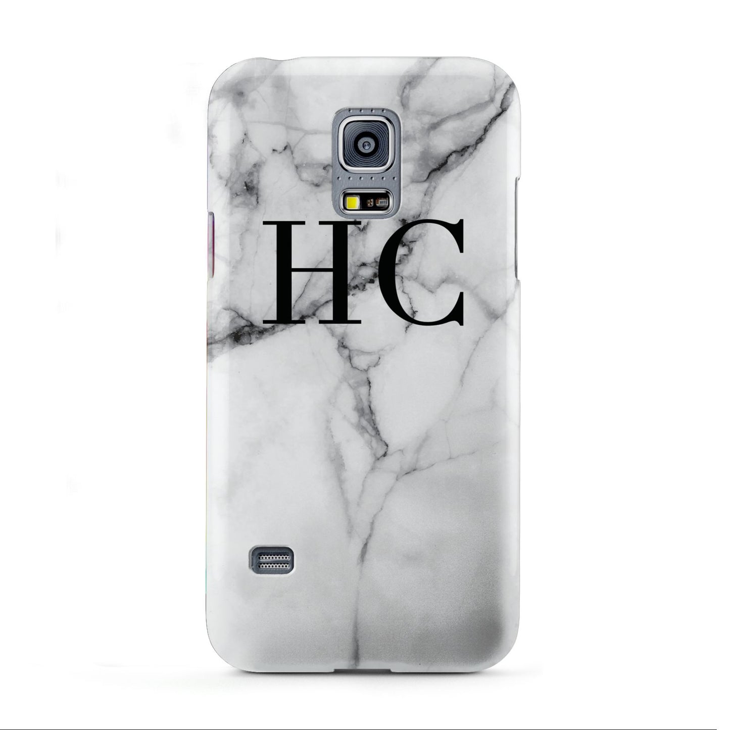 Personalised Marble Effect Initials Monogram Samsung Galaxy S5 Mini Case