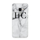 Personalised Marble Effect Initials Monogram Samsung Galaxy S9 Case