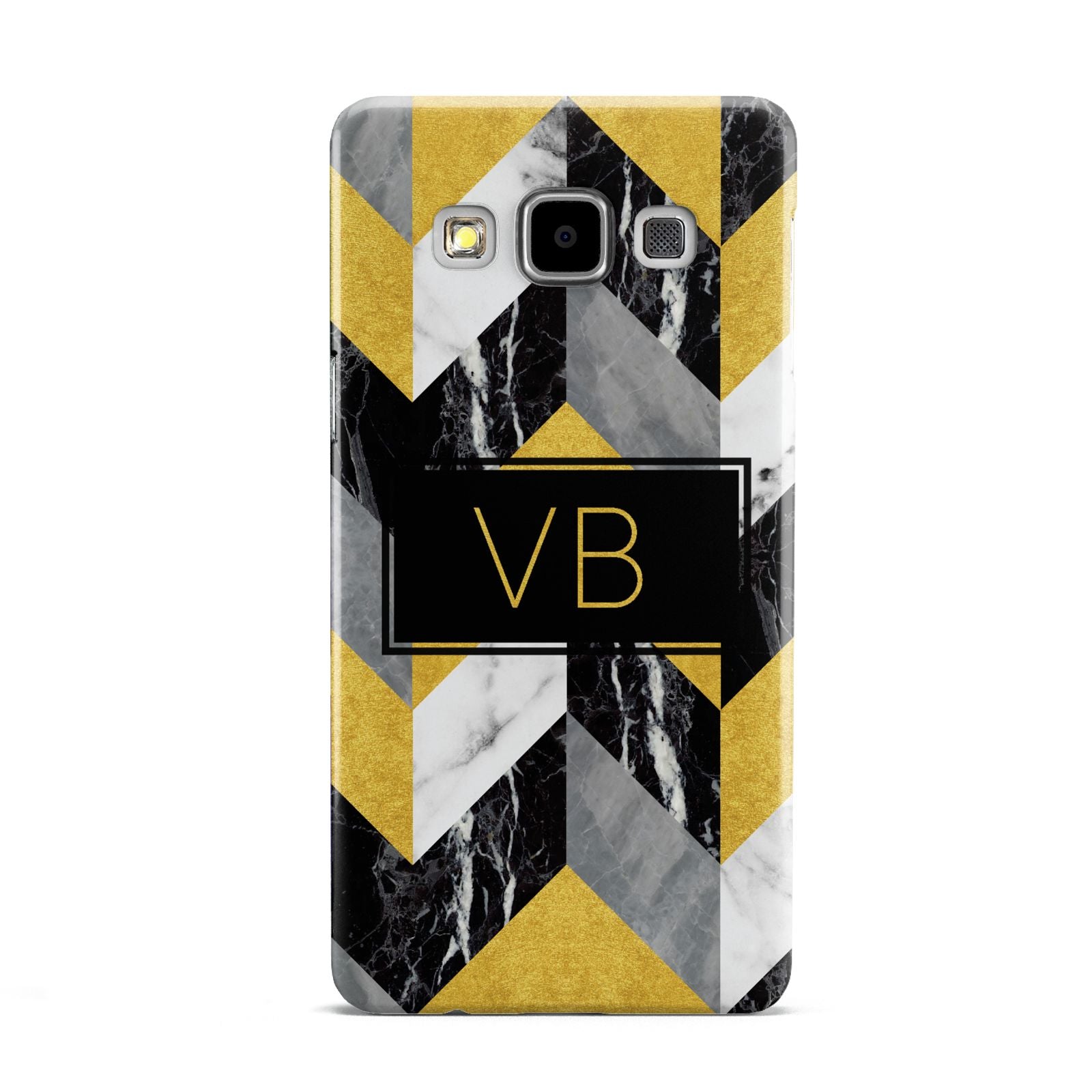 Personalised Marble Effect Initials Samsung Galaxy A5 Case