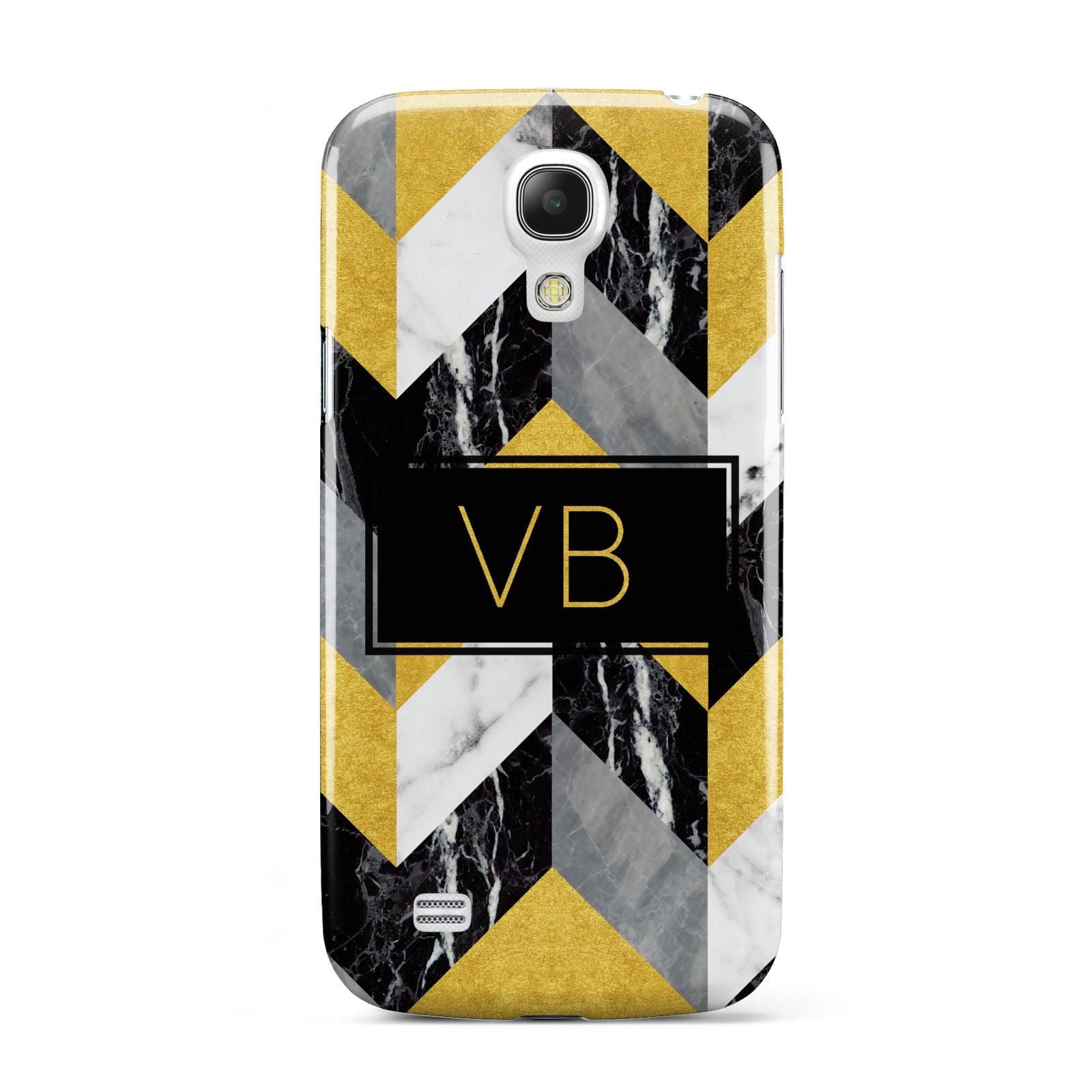 Personalised Marble Effect Initials Samsung Galaxy S4 Mini Case