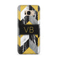 Personalised Marble Effect Initials Samsung Galaxy S8 Plus Case