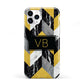 Personalised Marble Effect Initials iPhone 11 Pro 3D Tough Case