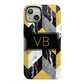 Personalised Marble Effect Initials iPhone 13 Full Wrap 3D Tough Case