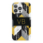 Personalised Marble Effect Initials iPhone 13 Pro Full Wrap 3D Snap Case