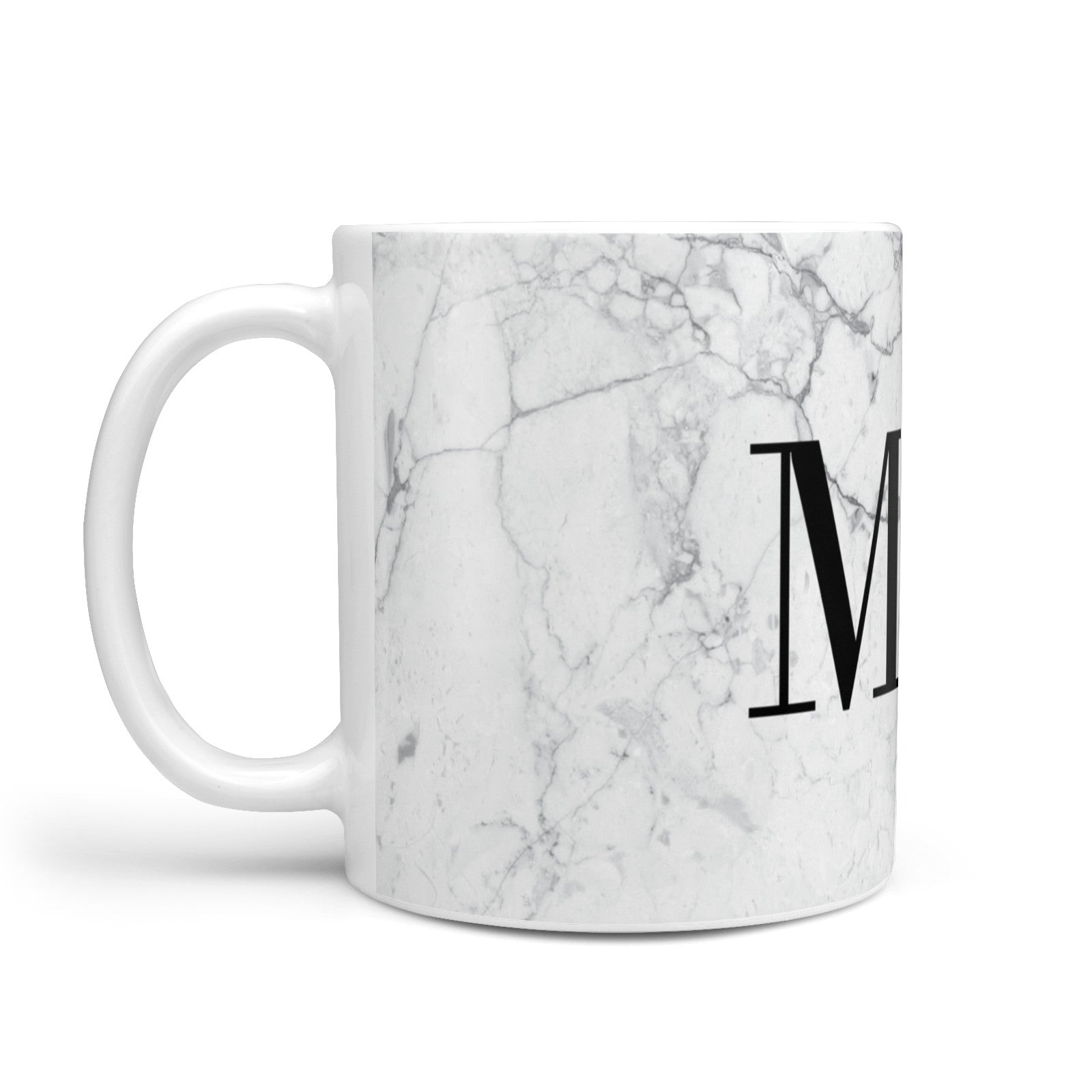 Personalised Marble Initials 10oz Mug Alternative Image 1