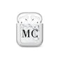 Personalised Marble Initials AirPods Case