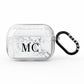 Personalised Marble Initials AirPods Pro Glitter Case