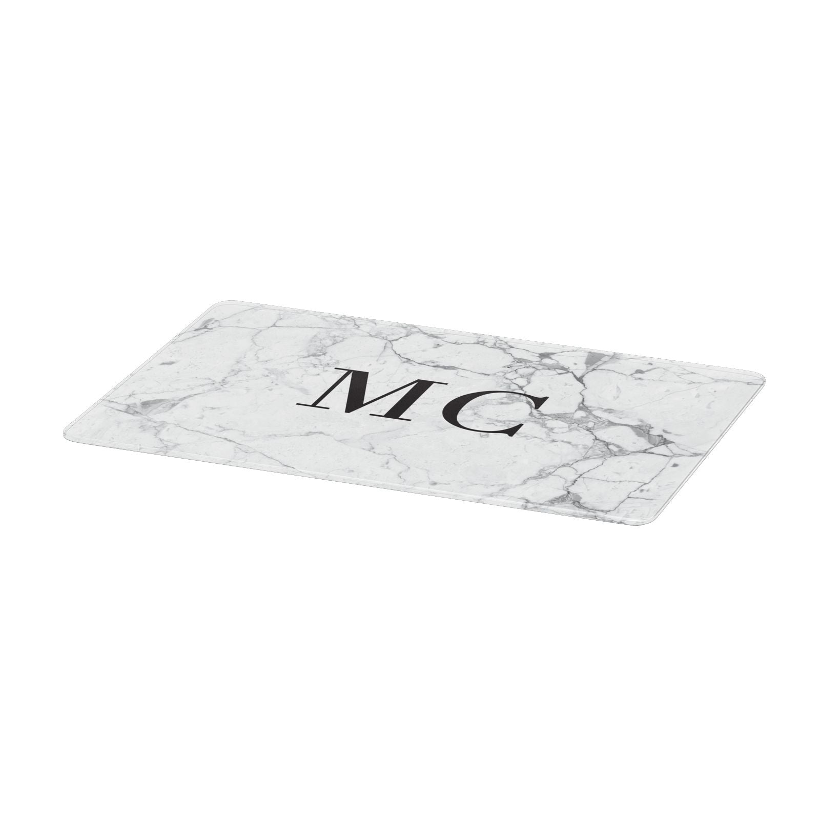 Personalised Marble Initials Apple MacBook Case Only
