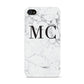 Personalised Marble Initials Apple iPhone 4s Case