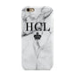 Personalised Marble Initials Crown Custom Apple iPhone 6 3D Tough Case