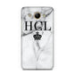 Personalised Marble Initials Crown Custom Huawei Y3 2017