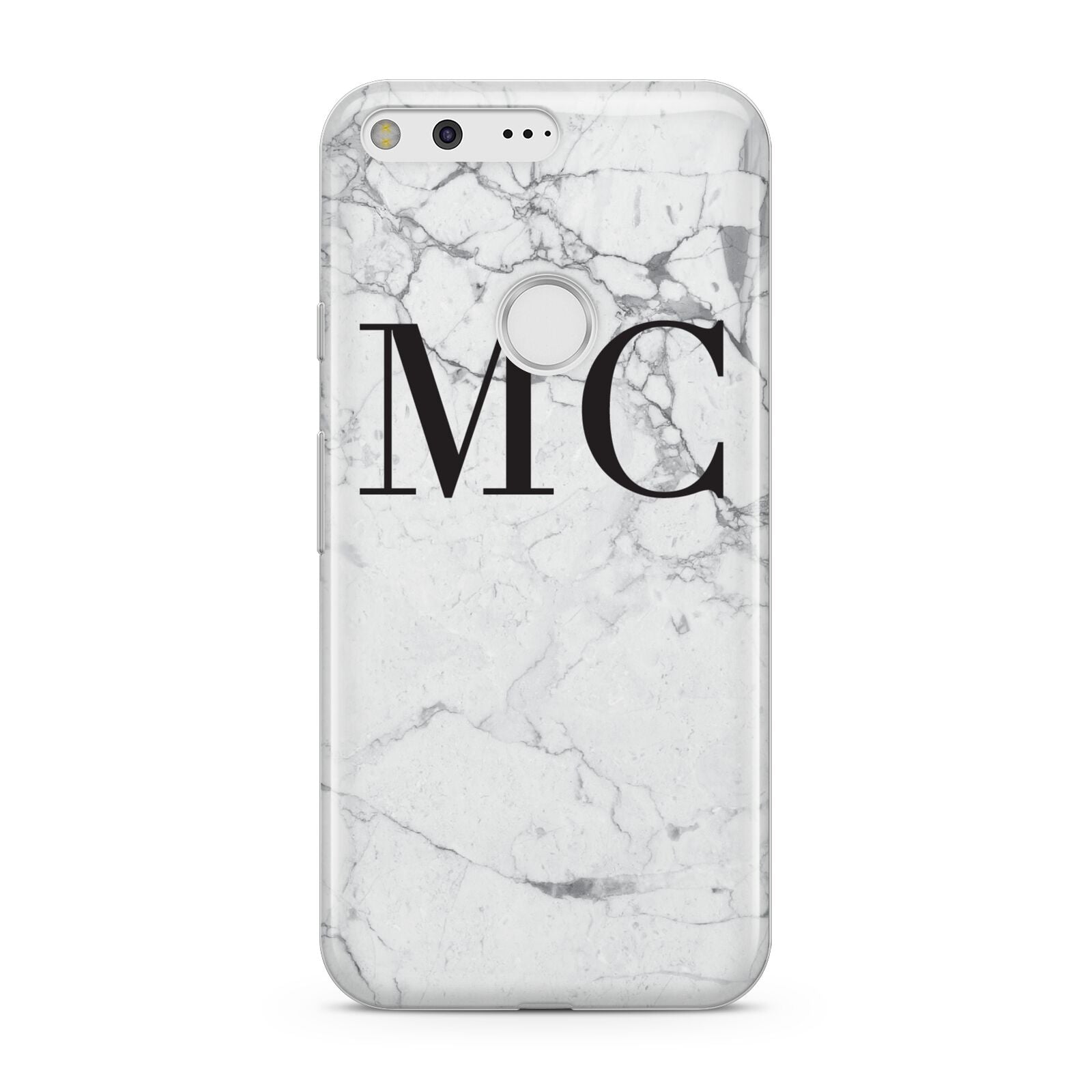 Personalised Marble Initials Google Pixel Case