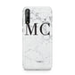 Personalised Marble Initials Huawei Enjoy 10s Phone Case