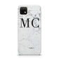 Personalised Marble Initials Huawei Enjoy 20 Phone Case