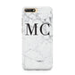 Personalised Marble Initials Huawei Y6 2018