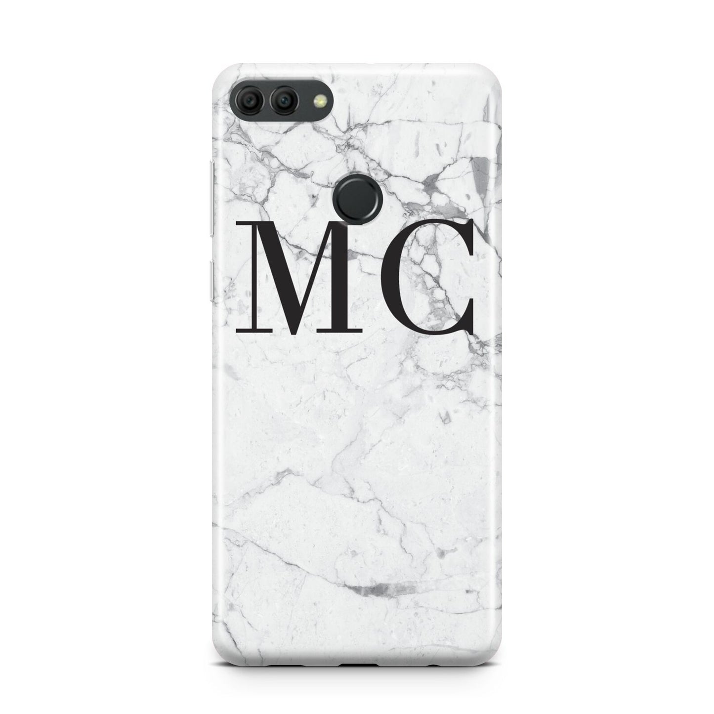 Personalised Marble Initials Huawei Y9 2018