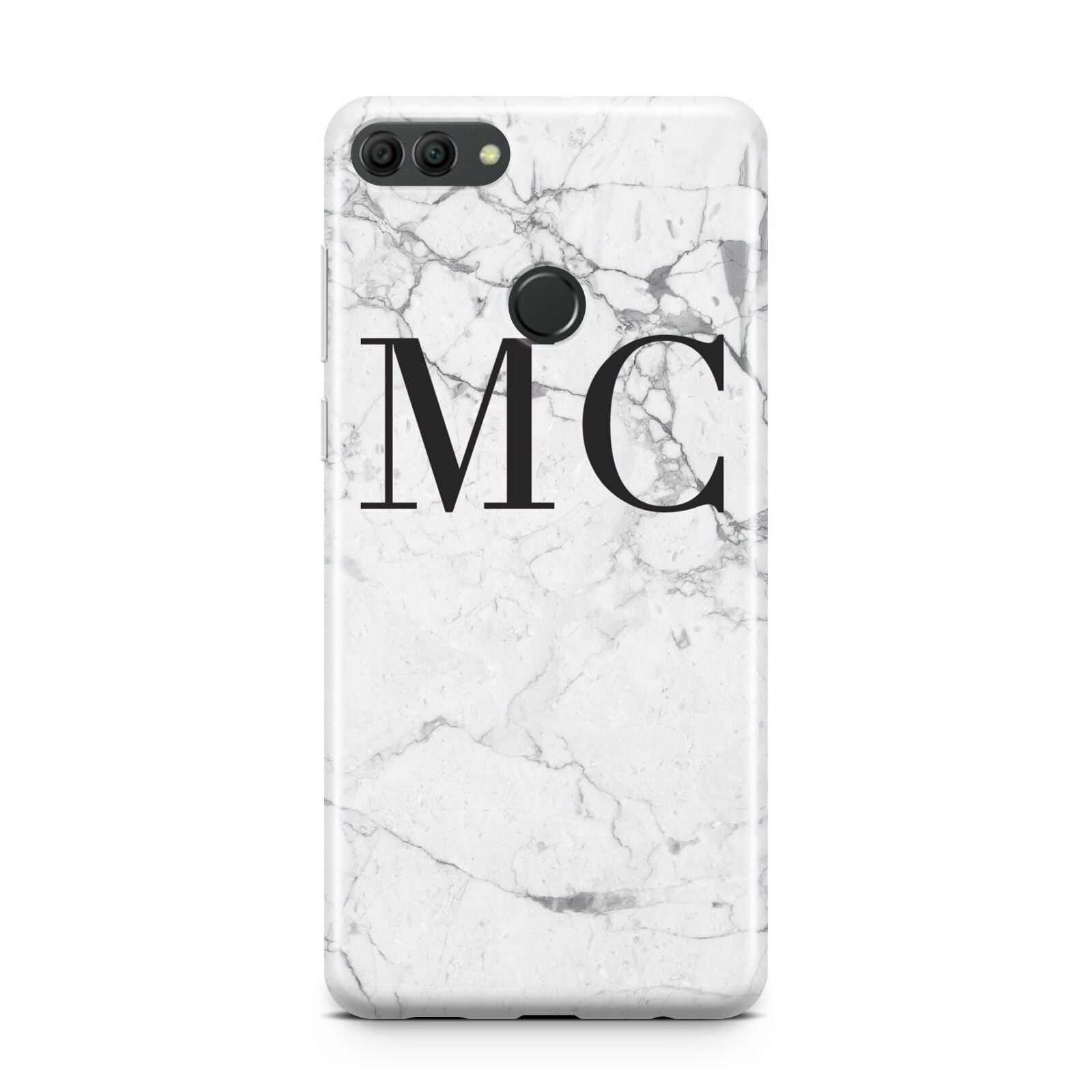 Personalised Marble Initials Huawei Y9 2018