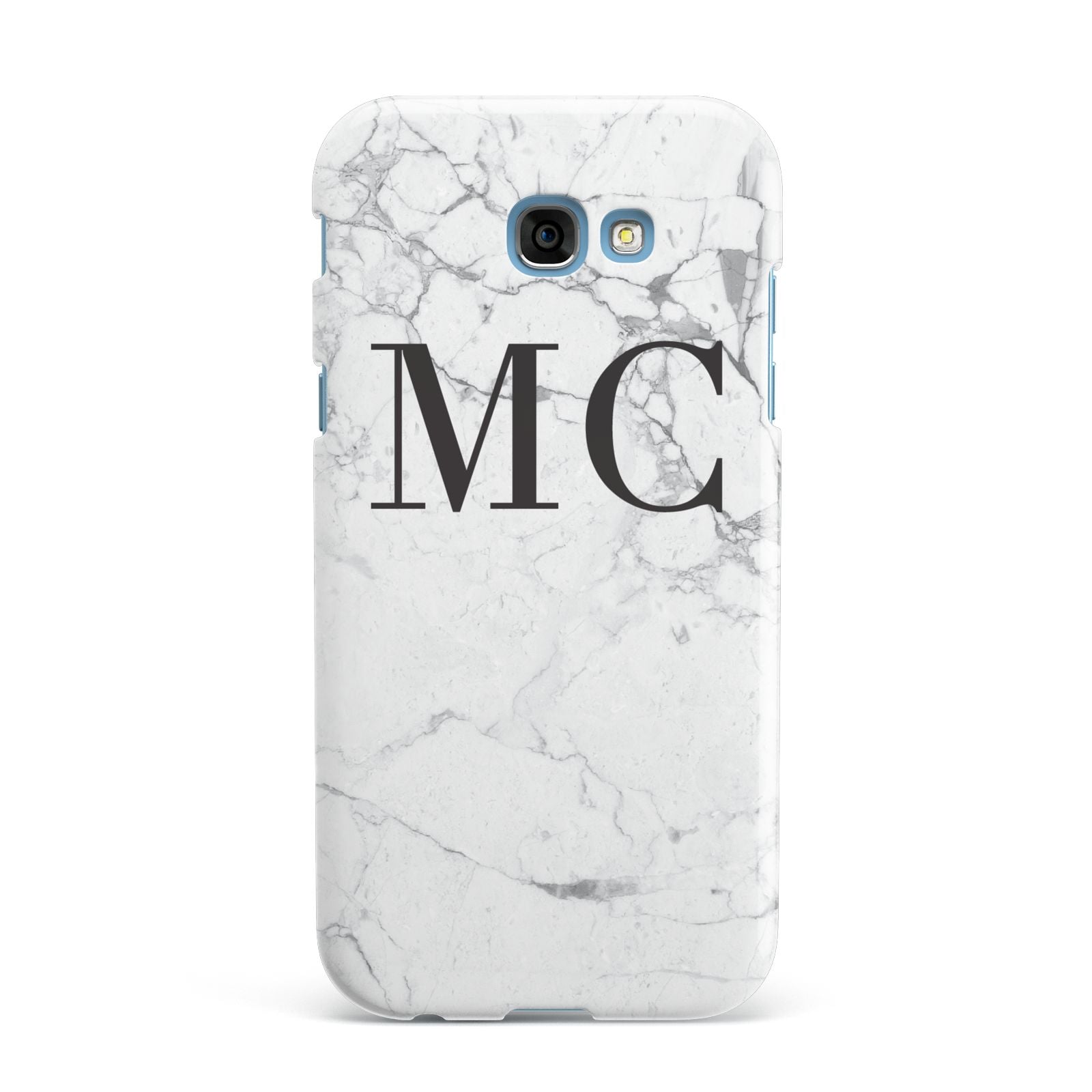 Personalised Marble Initials Samsung Galaxy A7 2017 Case