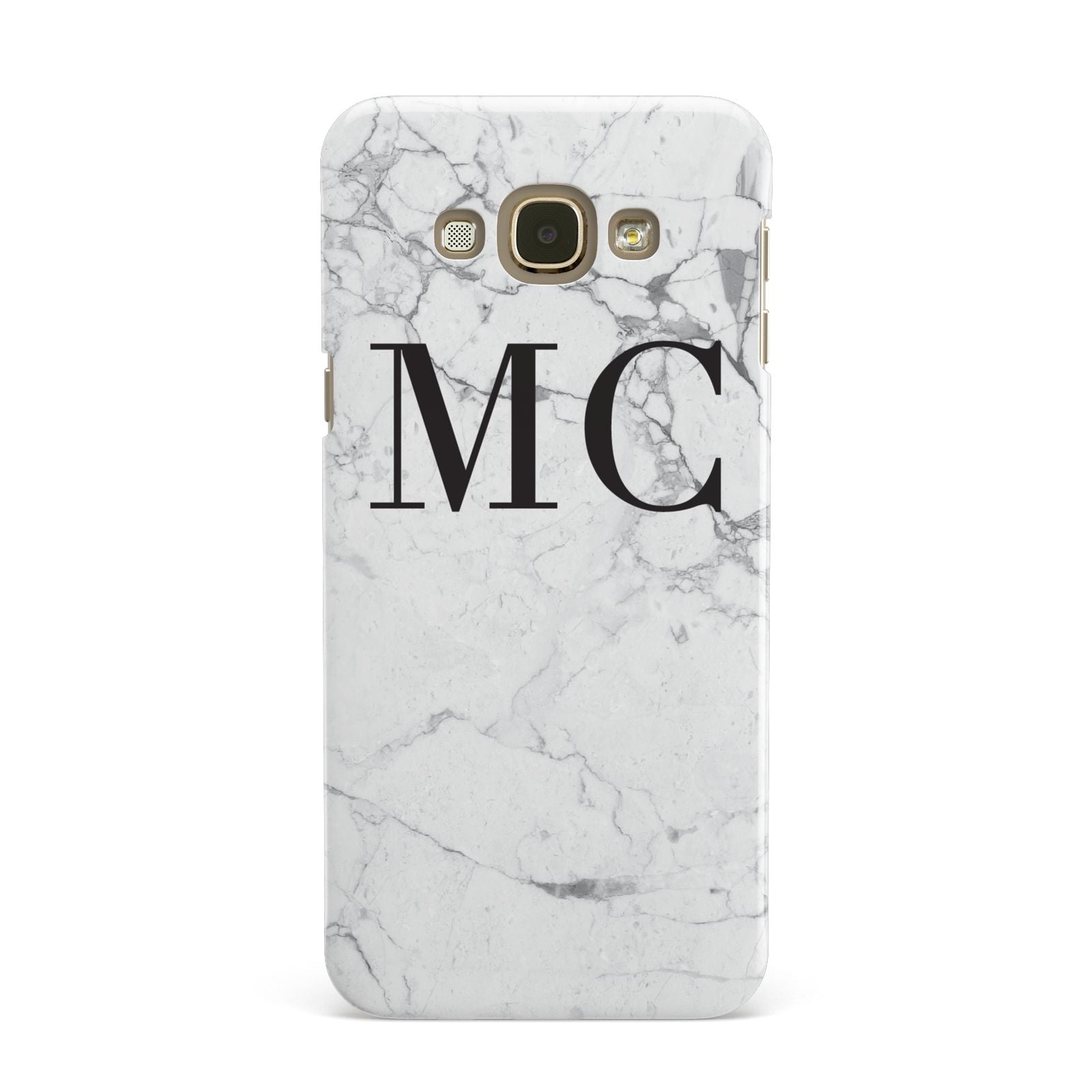 Personalised Marble Initials Samsung Galaxy A8 Case