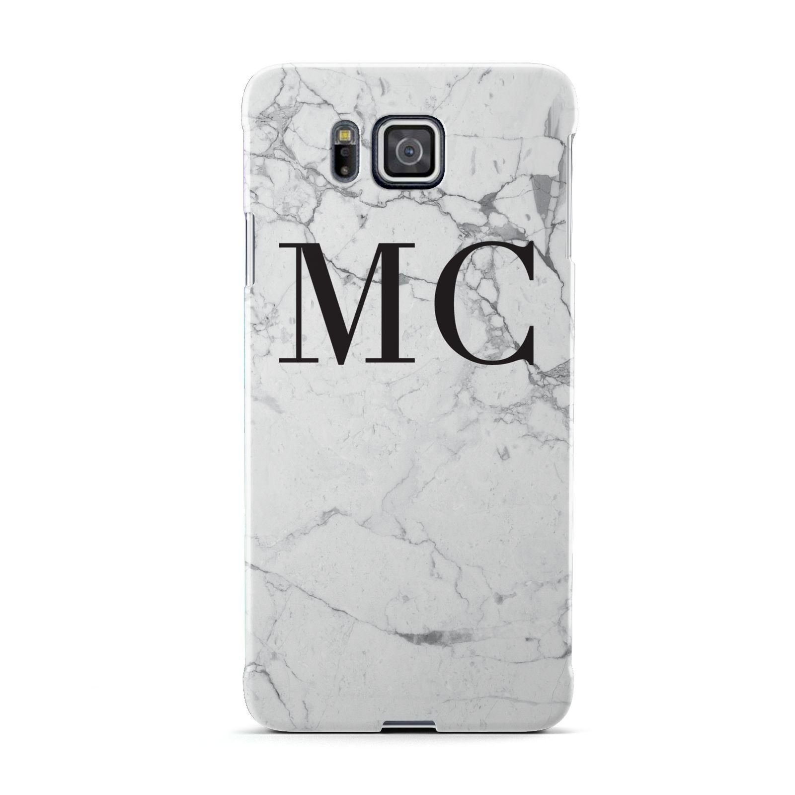 Personalised Marble Initials Samsung Galaxy Alpha Case